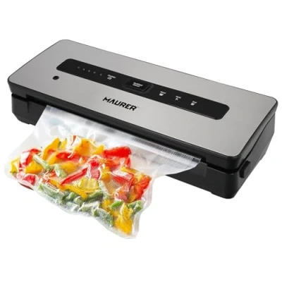 Imagen de MAURER Maquina Envasar Al Vacio 130W, 12 litros, plastico, Multicolor