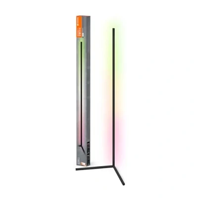 Imagen de LEDVANCE WIFI LED Stehleuchte RGBW, weiß 2700 6500k, 10W, 600lm, 1400mm, App oder Sprachassistent wie Alexa, Google und co. SMART FLOOR Corner Für Innenanwendung