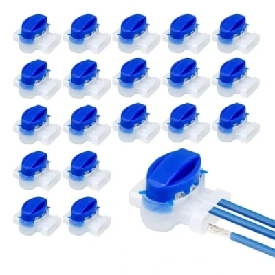 Imagen de 20 conectores de cable para robot cortacésped, 314 resistente al agua, cable, terminales conexión, conector alambre con relleno gel,