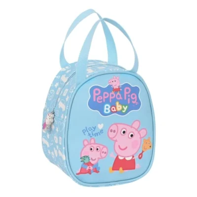 Imagen de Peppa Pig Baby Bolso Portameriendas, Portatodo, Máxima Resistencia, Porta Comida, Recreo, 19x14x22 cm, Color
