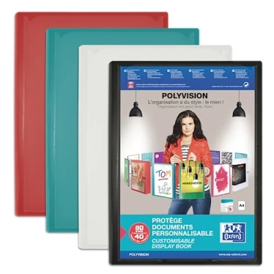 Imagen de Elba Polyvision Dokumentenmappe individualizados, Polipropileno 80 Bolsillos A4, se elige el color al azar