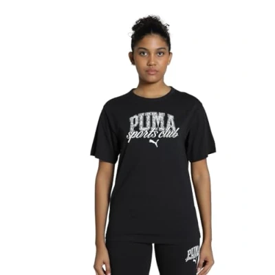 Imagen de Puma Class Relaxed TEE Camiseta estampada, Mujer, Talla: XL, Black
