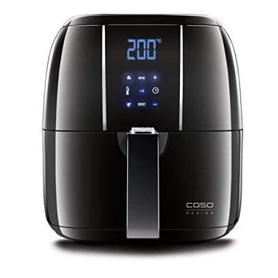 Imagen de Caso Af 200 AF200 Freidora (2,5L, 60 C, Solo, Negro, 1400 W, 3 litros, 44 Decibeles, Acero Inoxidable