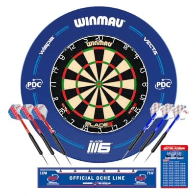 Imagen de WINMAU Blade 6 + PDC Surround Blue Set