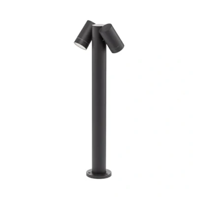 Imagen de Lámpara para exterior &#039;Tulimar&#039; (Moderno) en Negro hecho de Aluminio (2 llamas, GU10) PRIOS iluminación senderos, baliza, farola