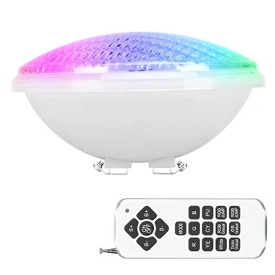 Imagen de Kingwei RGBW Luz de piscina 40W Luces LED para PAR56 Iluminación piscinas con Control Remoto 12V AC/DC Impermeable IP68
