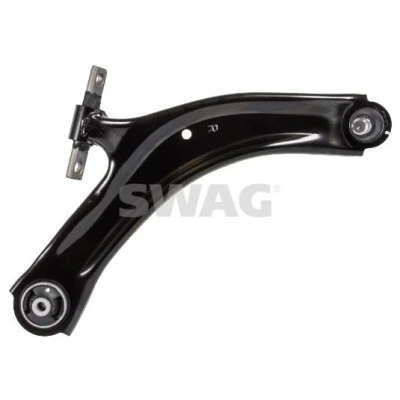 Imagen de SWAG 82 94 2631 Barra oscilante, suspensión de ruedas con apoyo Eje delantero, derecha, debajo Brazo oscilante transversal Acero NISSAN: X Trail