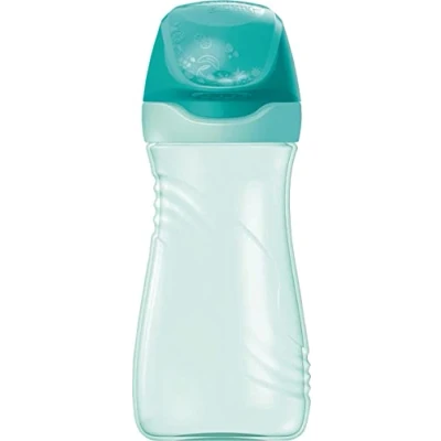 Imagen de Maped Botella de Agua Colección Origins Familia Plástico 430 ml Color Turquesa Fácil Abrir Sistema Antigoteo y Antiderrames Limpieza Sencilla