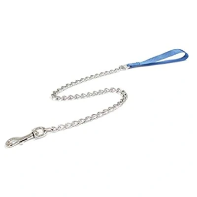 Imagen de Croci Correa de Nailon con Cadena, 1 x 4 m, Color Azul