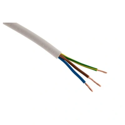 Imagen de Zenitech Cable de Alimentación Eléctrica H05VV F 3G1,5mm² Flexible para Uso Doméstico en Interior Ideal Conectar Electrodomésticos Conforme a la Norma CE Blanco 10m