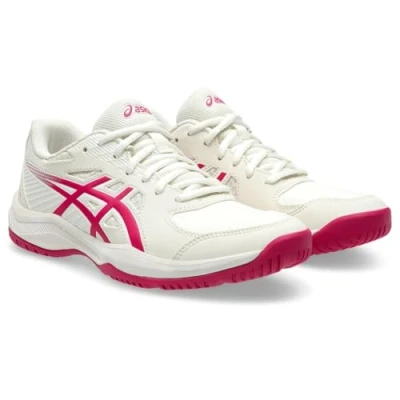 Imagen de Asics Court Slide 4 Zapatillas de tenis para todas las superficies, Mujer, Talla: 41.5, Cream/bright rose Zapatos