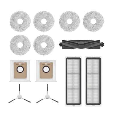 Imagen de Dreame Kit de accesorios, 1 cepillo principal, 2 cepillos laterales, filtros polvo, bolsas recogida 3 pares compatibles con L10s Ultra y L10