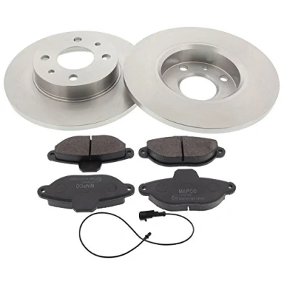 Imagen de MAPCO 47011 Kit de discos y pastillas freno Eje delantero macizo con contacto avisador desgaste FIAT: Punto I Hatchback, II Hatchback
