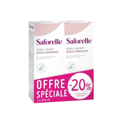 Imagen de SAFORELLE Soin Lavant Doux Lot de 2 x 250 ml