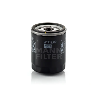 Imagen de MANN FILTER W 712/82 Filtro de aceite M 20 X 1.5 con válvula bloqueo retorno enroscable FORD: MONDEO 4, Focus 2 Kombi, Galaxy Mk2 MPV