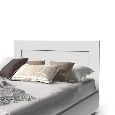 Imagen de MUEBLES PITARCH Cabecero Cama Doble de 150 Moderno, Blanco, 116x164x2,2cm, Dormitorio Matrimonio, Vintage Tablas, Colección Aroa