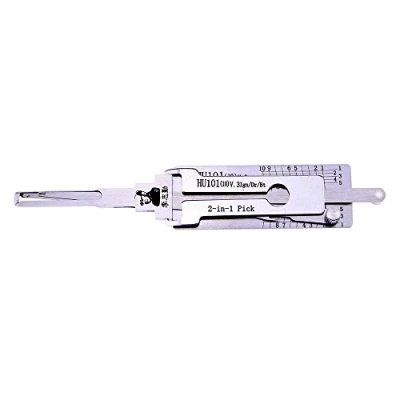 Imagen de HU101 (10) v3 2 en 1 Auto Lock Pick, Pick y decodificador para coche, lector de llaves herramientas profesionales cerrajero