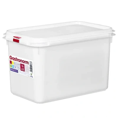 Imagen de COM FORT HOUSE Tartera rectangular para comida reutilizable con tapa, apto microondas, lavavajillas y congelador. Medidas: 265x162x65 2L, Pakc de 3 unidades