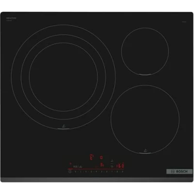 Imagen de Bosch Placa de Inducción, 60 cm, Serie 6, 3 Zonas Cocción, Electrónica DirectSelect, PerfectFry Plus, Home Connect, Negro, PID631HC1E