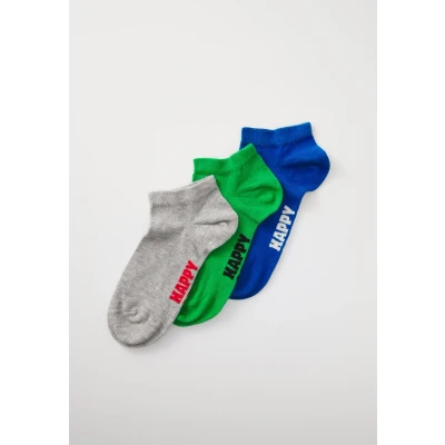 Imagen de Happy Socks Unisex 3ER PACK Calcetines, Talla: 42 46, Grau blau grün