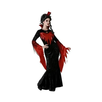 Imagen de Atosa disfraz vampiresa vestido negro mujer adulto XXL