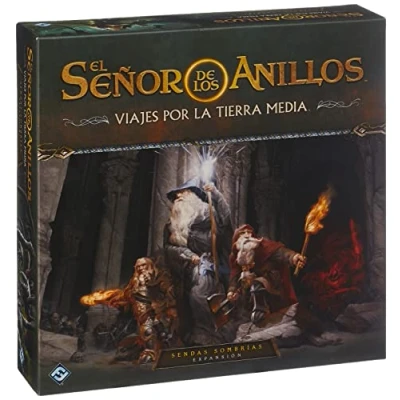 Imagen de Fantasy Flight Games Viajes por la Tierra Media: Sendas sombrías Expansión Juego De Mesa Cooperativo Aventuras a Partir 14 Años 1 5 Jugadores 2 Horas Partida Español
