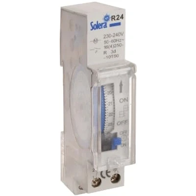 Imagen de Interruptor horario 24h analogico 230VacSOLERA R24