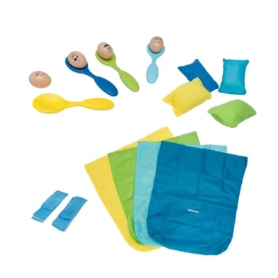 Imagen de alldoro Birthday Party 4 en 1, cumpleaños Infantiles, olímpico, colección jardín, Exterior y Kita, Juego de Fiesta para Adultos niños a Partir 3 años, Multicolor (Manfred Roser 60341)
