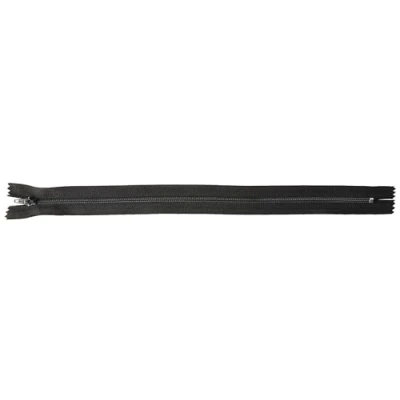 Imagen de Trimz 30 cm ( 300 mm) una Manera topes de Cremallera con 4 mm Dientes 10pcs, poliéster, Negro, x 1