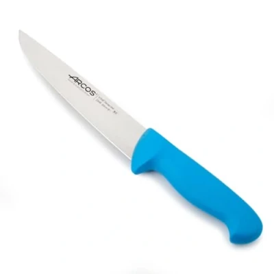 Imagen de Arcos Serie 2900 Cuchillo Carnicero Hoja de Acero Inoxidable Nitrum 200 mm Mango inyectado en Polipropileno Color Azul