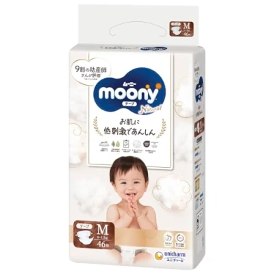 Imagen de Moony Natural M (6 11 kg) // Japanese diapers Pонские подгузники