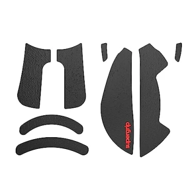 Imagen de Pulsar Gaming Gears SUPERGRIP Juego de cintas agarre para Zowie EC2 CW, absorción sudor, alto rendimiento, antideslizante, 3M, adhesiva, no deja residuos, ultrafina, 0,5 mm (0,02 pulgadas)