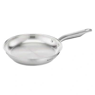 Imagen de Tefal Virtuoso E49204 Sartén (24 cm, acero inoxidable, apta para inducción, freír, recetas)