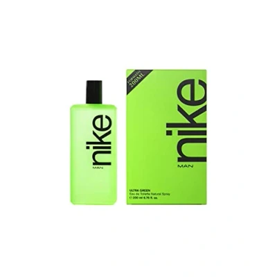 Imagen de NIKE Ultra Green, Colonia Hombre, 200 ml, Perfume Formato Spray, Eau de Toilette Natural y Masculina. Aroma Amaderado Oriental, Fragancia Fresca, Poderosa Larga Duración