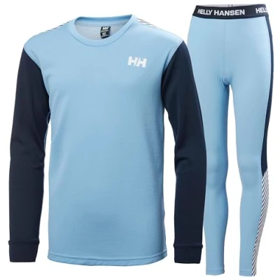 Imagen de Helly Hansen Junior Unisex Jr HH Lifa Active Set, Azul Brillante, 14