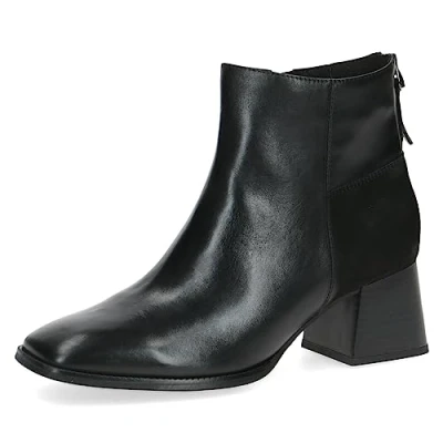 Imagen de CAPRICE 9 25343 41, Botines de tacón con cordones para Mujer, Negro (Black Comb), 37 EU