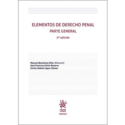 Imagen de Elementos de Derecho Penal Parte General 3ª Edición 2020 (Manuales Penal)