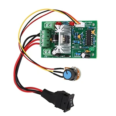 Imagen de 5 30V DC 6A / 150W PWM Controlador de velocidad Regulador ajustable Brush