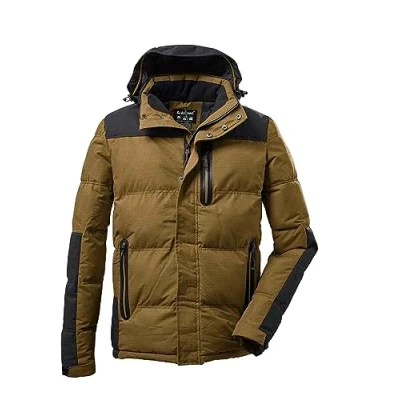 Imagen de Killtec Chaqueta acolchada para hombre con capucha desmontable KOW 152 MN QLTD JCKT, bronce, M, 37424 000