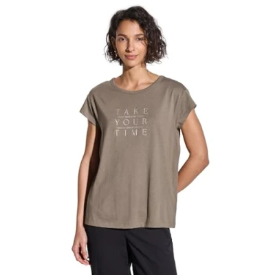 Imagen de Street One A323172 Camiseta con Palabra, marrón Piedra, 42 Mujeres