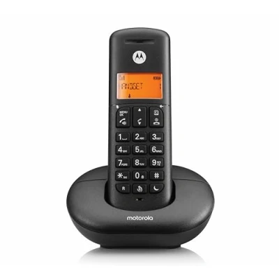 Imagen de Teléfono Inalámbrico Motorola Dect E201 Negro