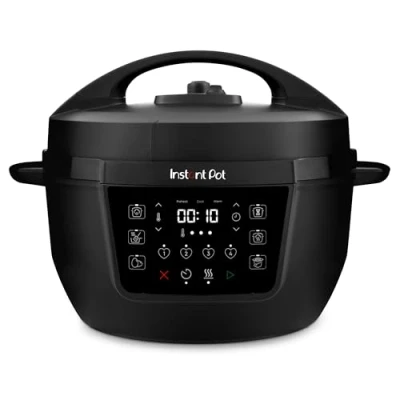 Imagen de Instant Pot Multicooker XL 7.1L 7 in 1 Smart Cooker olla a presión, de cocción lenta, arrocera, sartén, yogurtera, vaporera y calentador alimentos, Negro