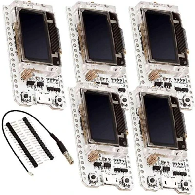 Imagen de AZDelivery 5 pcs NodeMCU ESP32 Heltec con Pantalla OLED de 868Mhz Lora E Book Incluido!