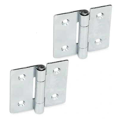 Imagen de Ganter Normelemente GN 136 ST 40 C Bisagras de Chapa Acero, Galvanizado Azul Pasivado, Länge: 40mm x 40mm, Set 2 Piezas