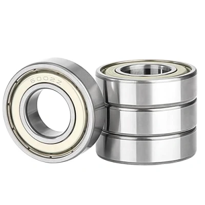 Imagen de 4 Piezas 6002ZZ Rodamiento De Bolas, 15x32x9mm Acero cromado con Doble junta metálica, Pre lubricado, 6002Z Rodamientos Rígido Bolas para Monopatines, Scooters