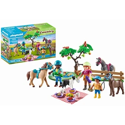 Imagen de PLAYMOBIL Country 71239 Excursión de Pícnic con Caballos, a Partir 4 años