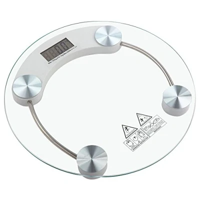 Imagen de TEMPO DI SALDI Báscula electrónica digital de cristal con capacidad carga 150 kg