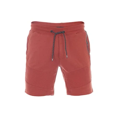 Imagen de riverso RIVRainer pantalones cortos de chándal para hombre, bermudas verano, motorista, algodón, negro, verde, azul, rojo, S, M, L, XL, 2XL, 3XL, 4XL, 5XL, Rojo oscuro