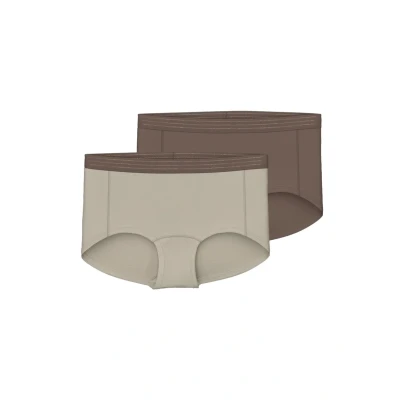 Imagen de Name it Hipsters Nkfhipster 2PACK Braguitas para niños, Talla: 11 12a, Peyote