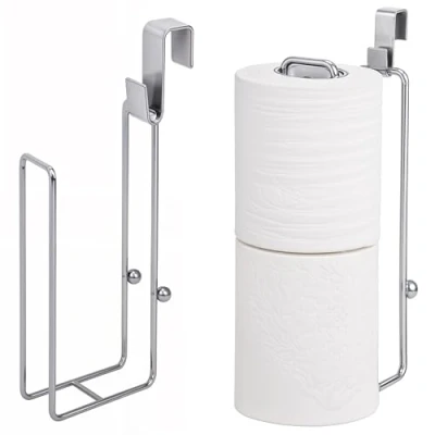 Imagen de Belle Vous Set 2X Portarrollos Colgantes Soporte Porta Rollos para Papel Higienico Portarollos Colgar Colgador Portarrollo Sin Taladro Almacenaje de Higiénico